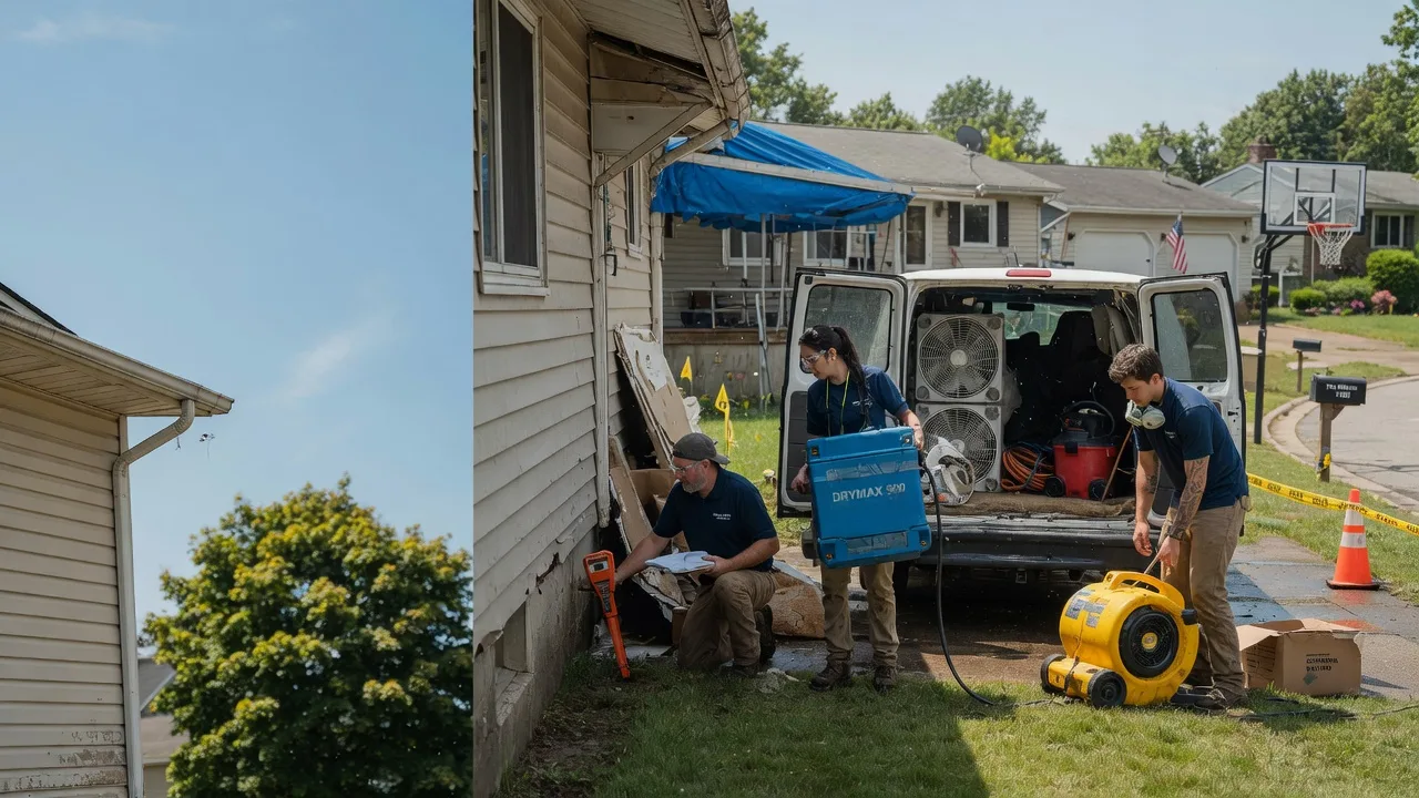 Ceiling Leak Cleanup in Reddick, IL near me