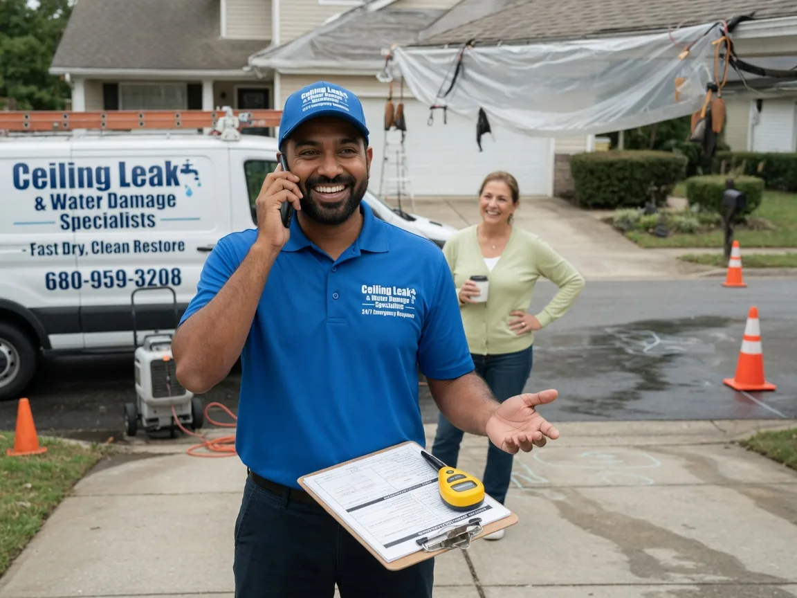 Ceiling Leak Cleanup Reddick, IL FAQs